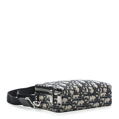 Christian Dior Oblique Pouch Navy Blue 4 of 8
