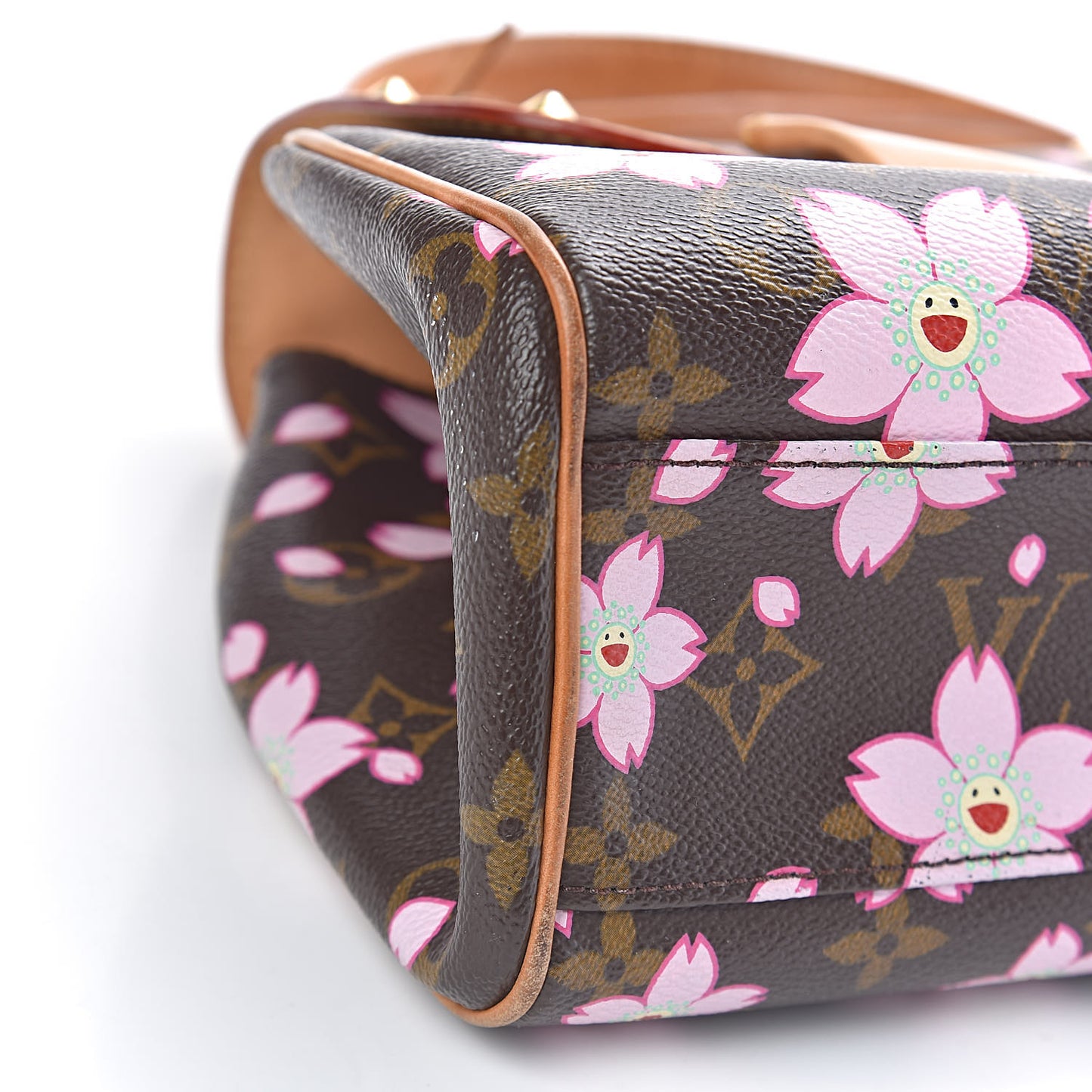 Monogram Cherry Blossom Sac Retro Bag Brown