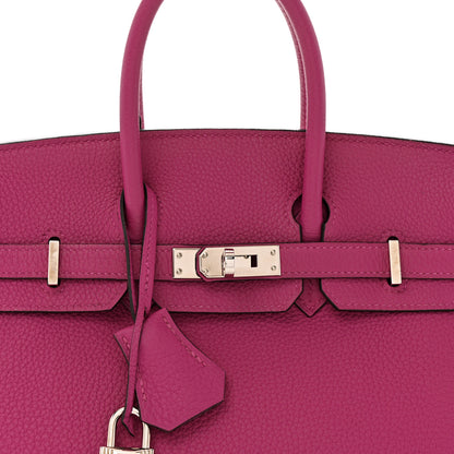 Hermes Togo Birkin 25 Rose Pourpre 8 of 17