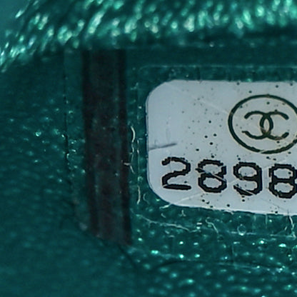 Chanel Metallic Sheepskin Quilted 2.55 Reissue 225 Flap Green 7 of 9