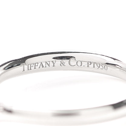 Tiffany Platinum Diamond 2mm Elsa Peretti Wedding Band Ring 47 4 4 of 5