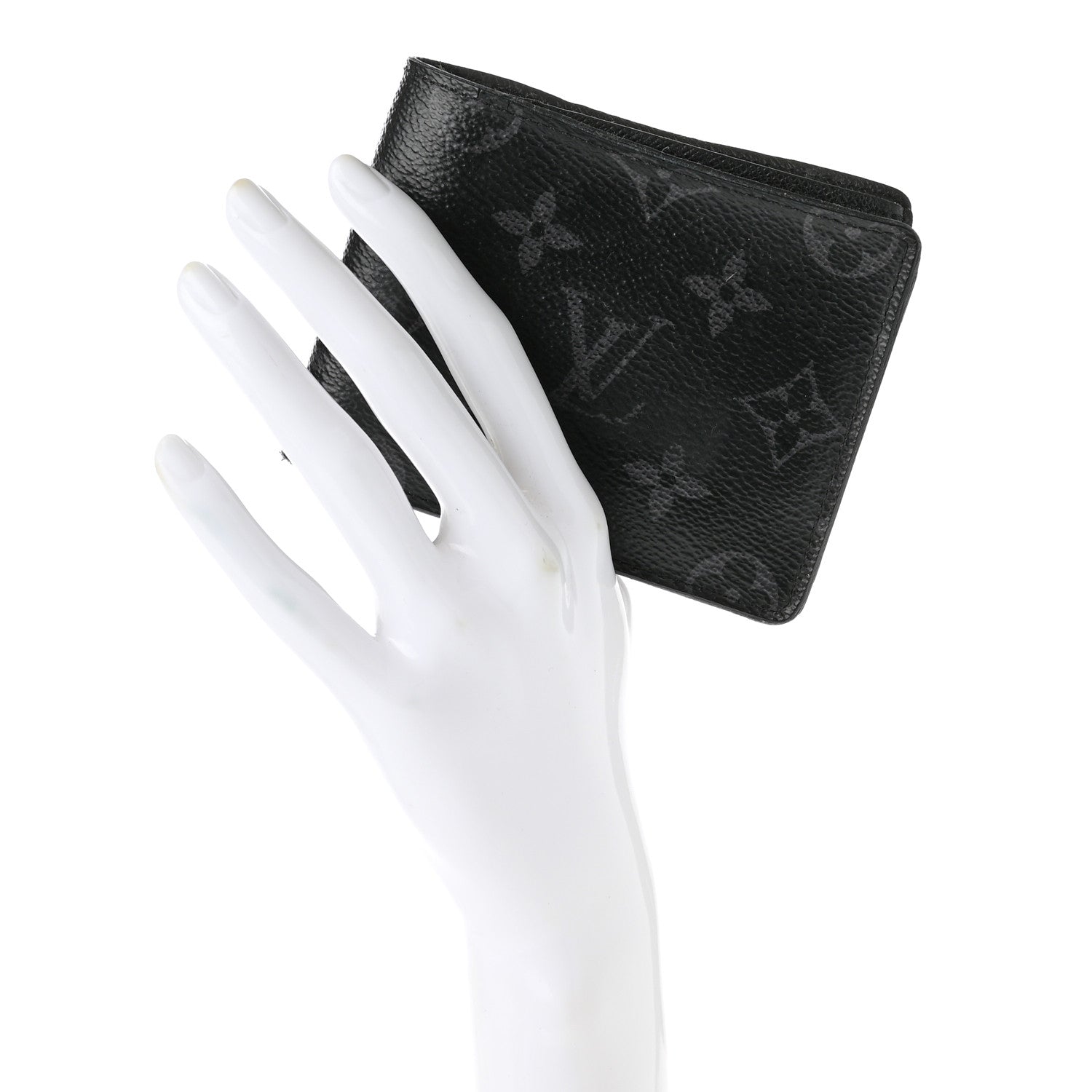 Louis Vuitton Monogram Eclipse Slender Wallet 2 of 9