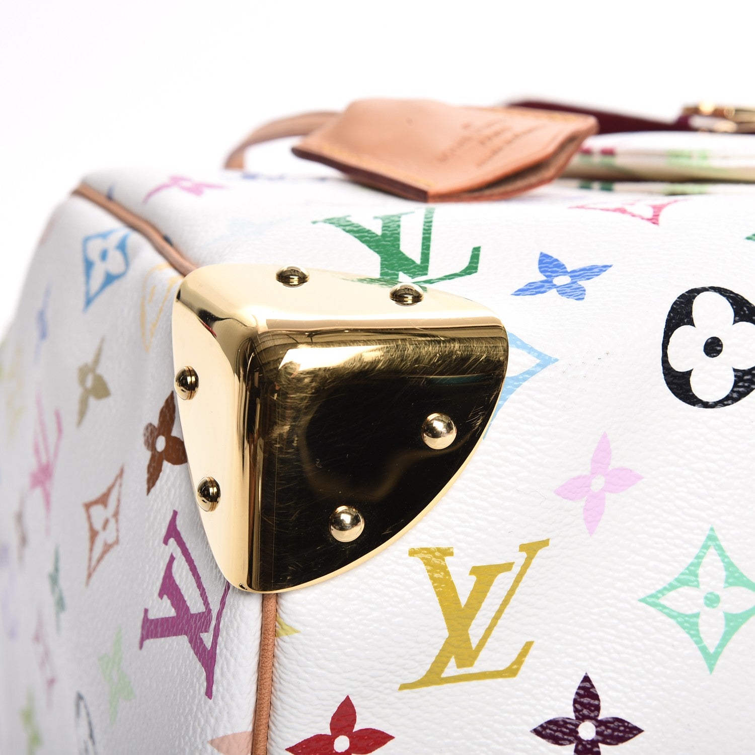 Louis Vuitton Monogram Multicolor Speedy 30 White 9 of 13