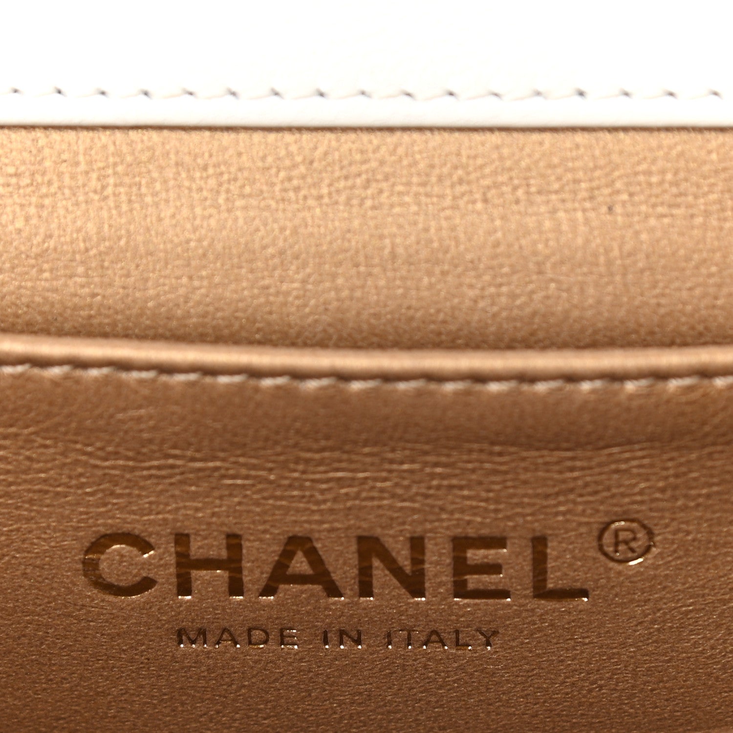 Chanel Lambskin Quilted Chic Pearls Flap White 6 of 9