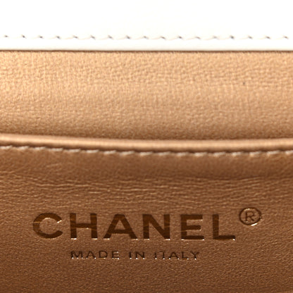 Chanel Lambskin Quilted Chic Pearls Flap White 6 of 9