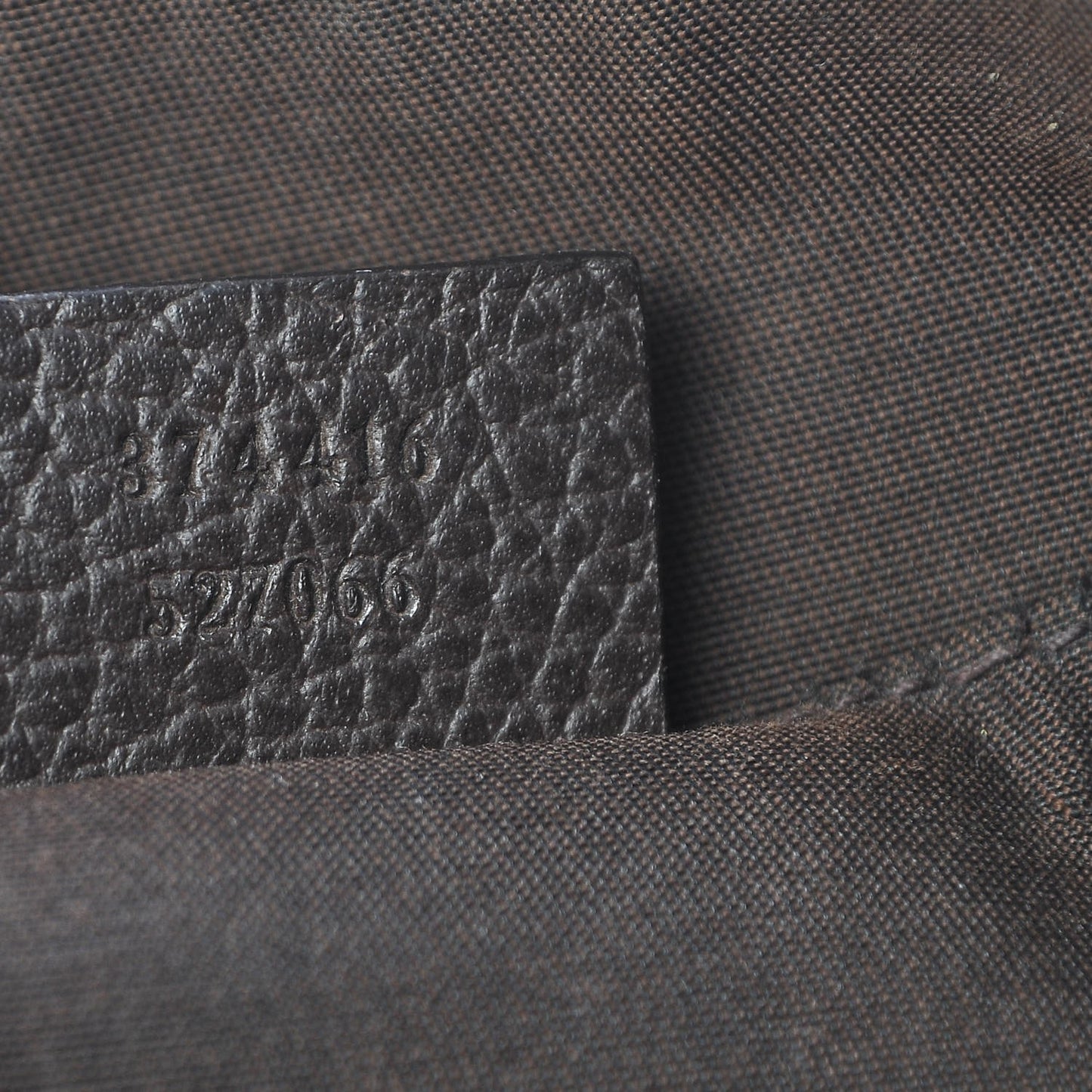 Crystal Monogram Small Flat Messenger Bag Dark Brown