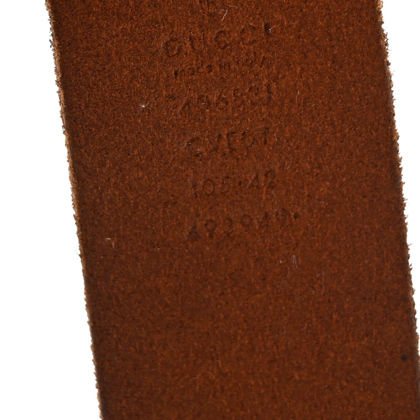 Faded Calfskin Double G 40mm Belt 105 42 Cuir