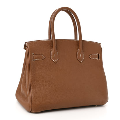 Hermes Togo Birkin 30 Gold 3 of 15