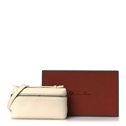 Loro Piana Grained Calfskin L19 Extra Pocket Pouch  Whisper White 18 of 19