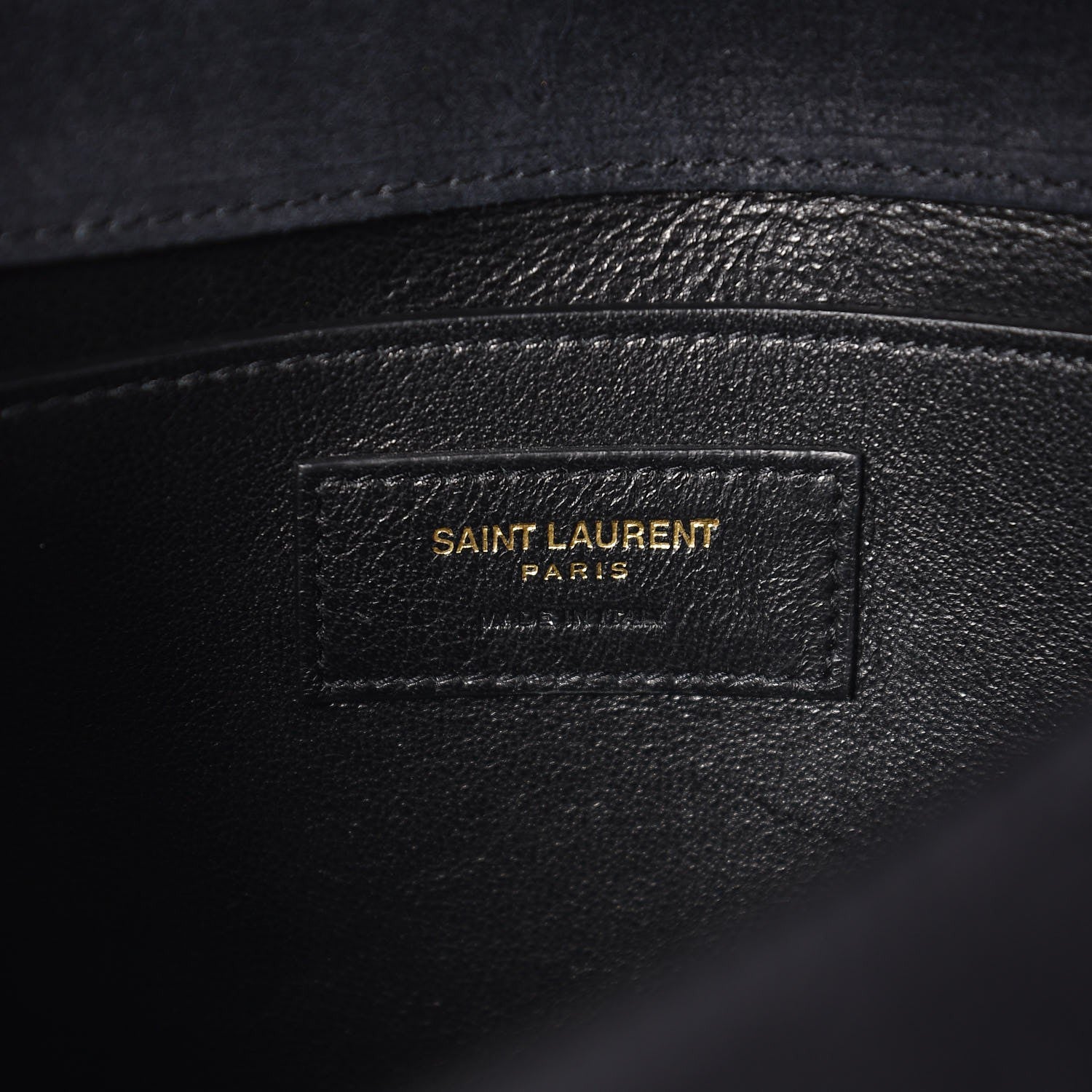 Saint Laurent Suede Small Spontini Saddle Bag Black 7 of 7