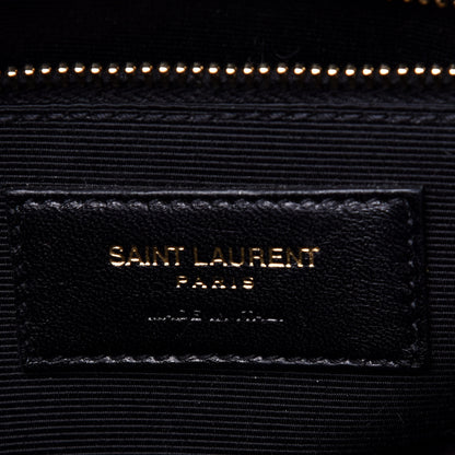 Saint Laurent Grained Calfskin Small Sac De Jour Taupe 8 of 12