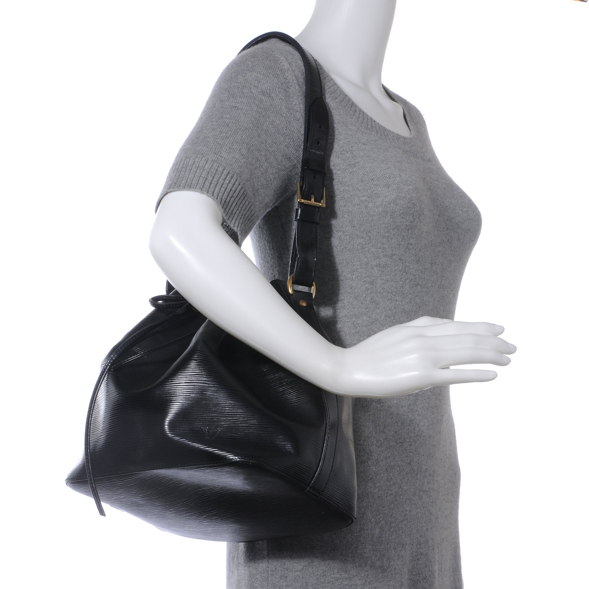 Louis Vuitton Epi Petit Noe Black 2 of 7