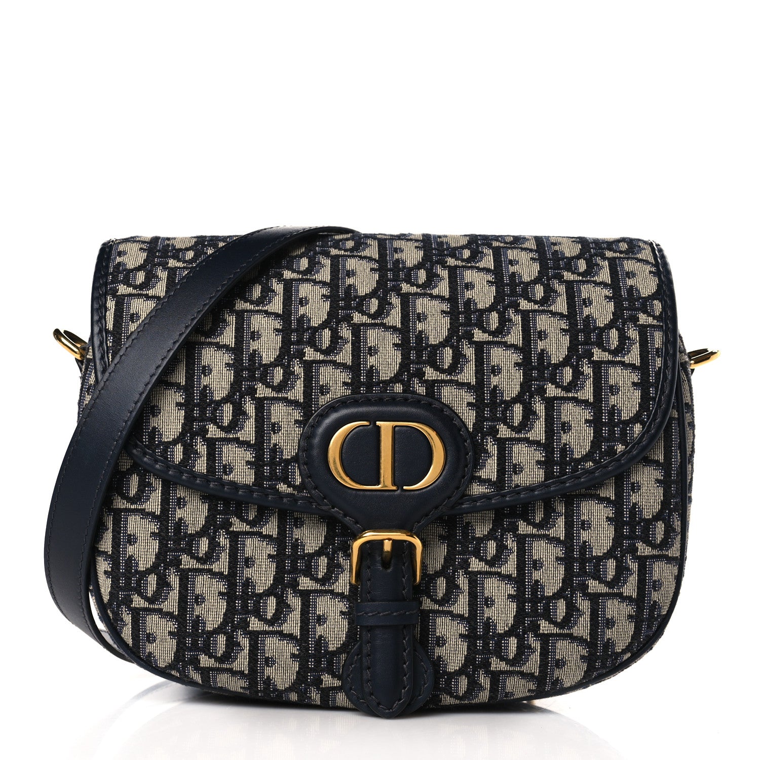 Christian Dior Oblique Medium Bobby Flap Blue 1 of 8
