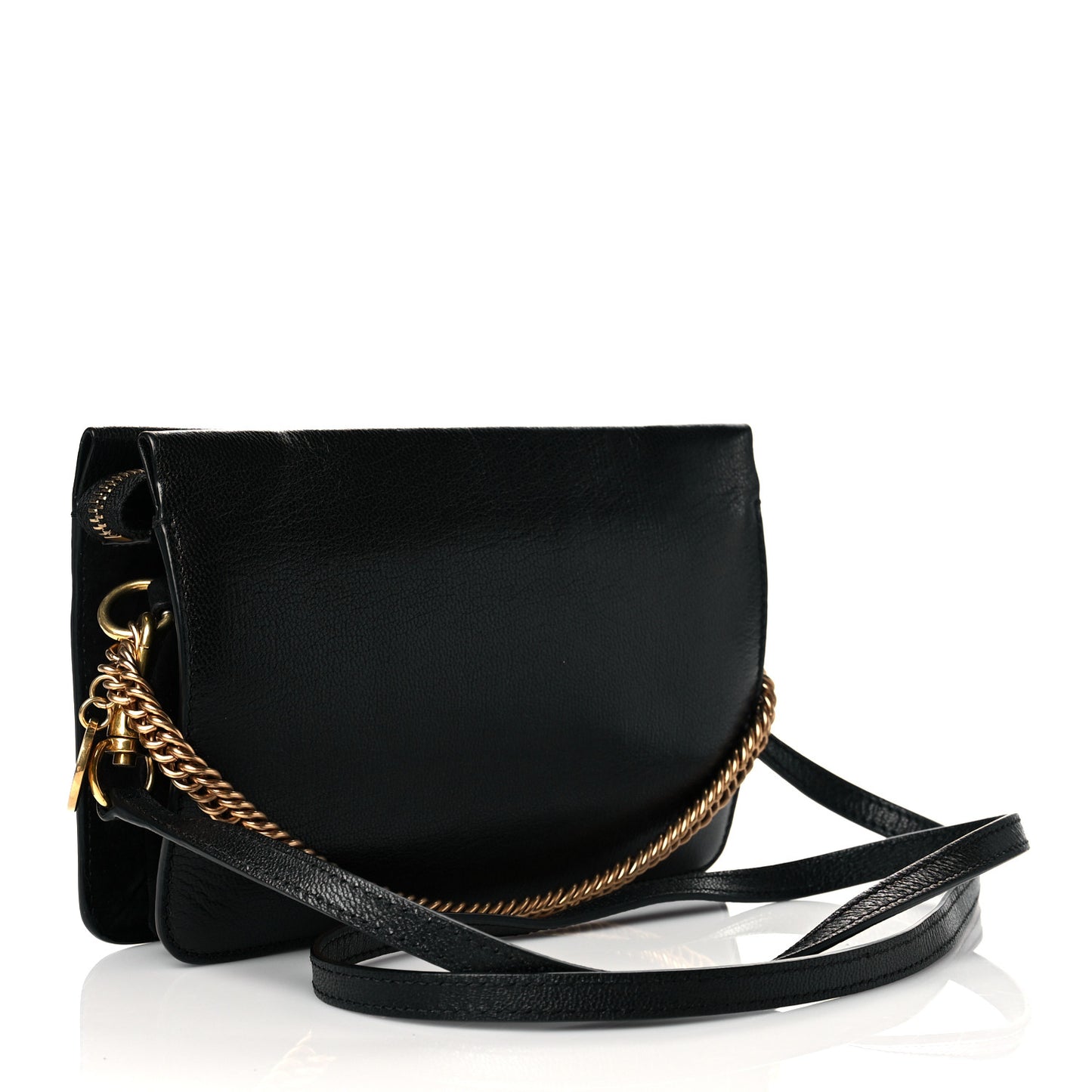 Sugar Goatskin Cross 3 Crossbody Bag Black