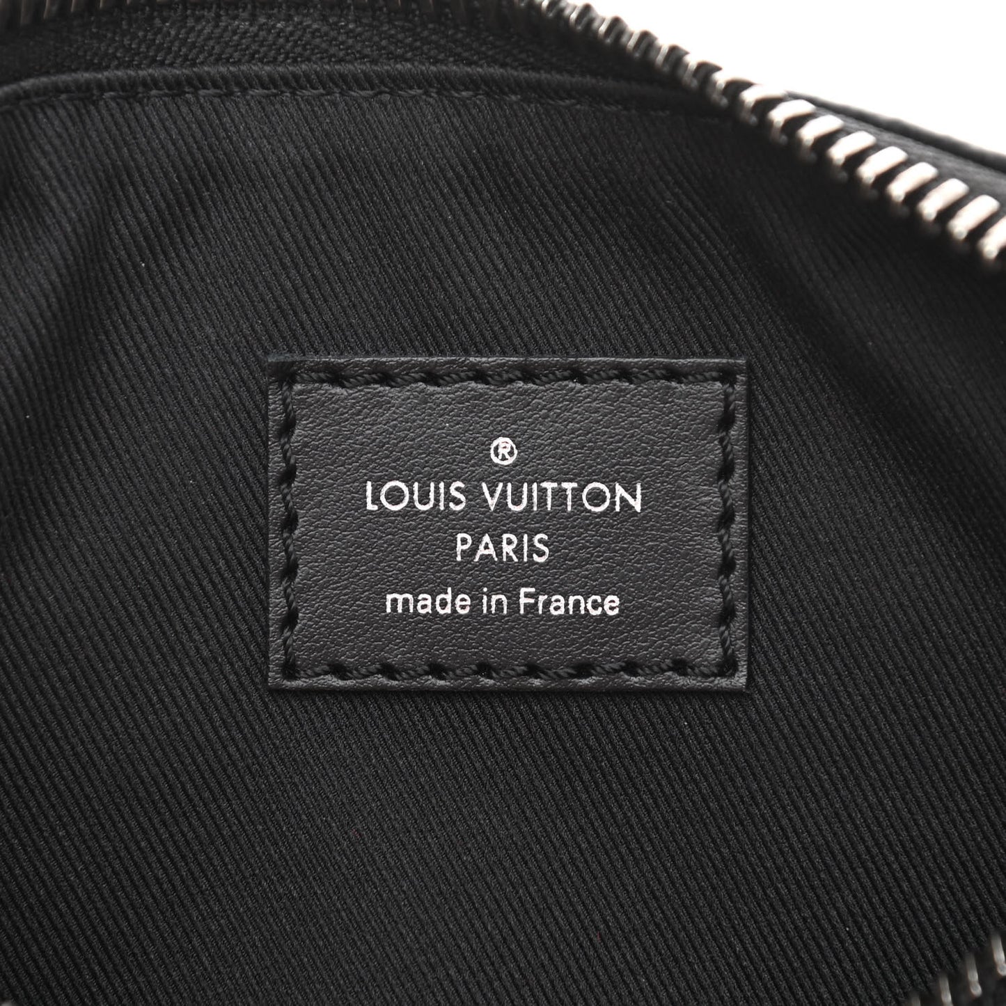 Reverse Monogram Eclipse Keepall XS Black