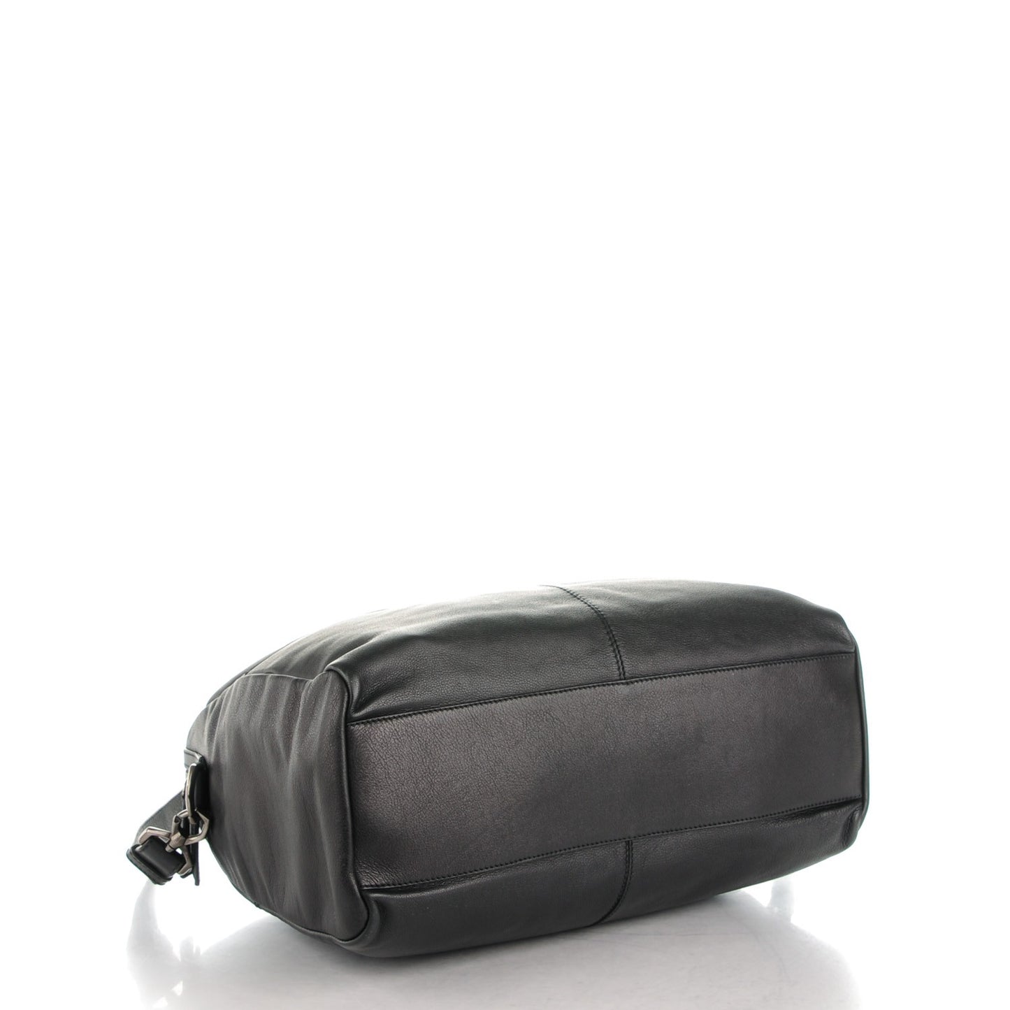Calfskin Zipped Briefcase Nightingale Black