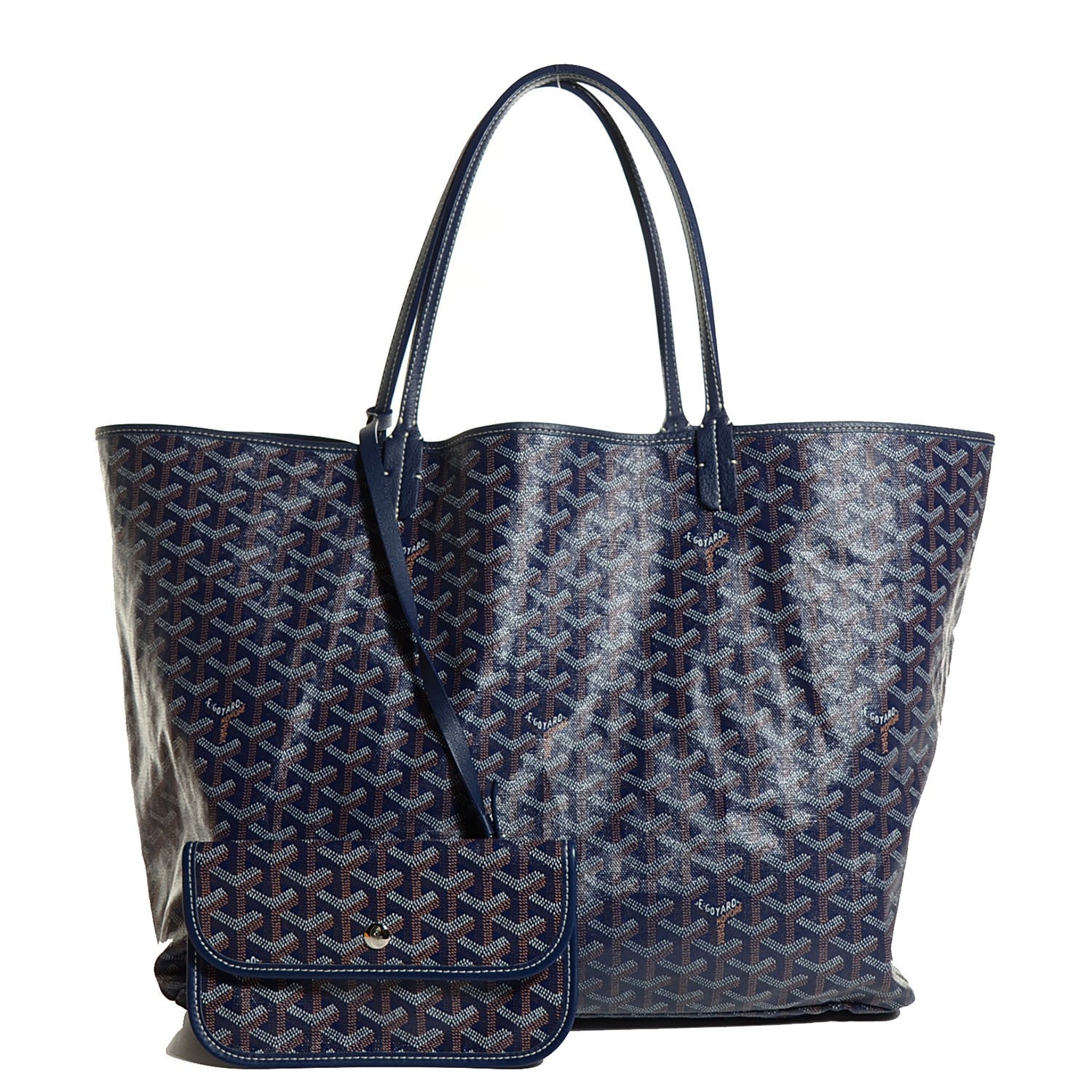 Goyard Goyardine Saint Louis GM Navy 1 of 9