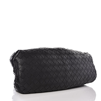 Bottega Veneta Nappa Maxi Intreccio The Pouch Oversized Clutch Black 3 of 9