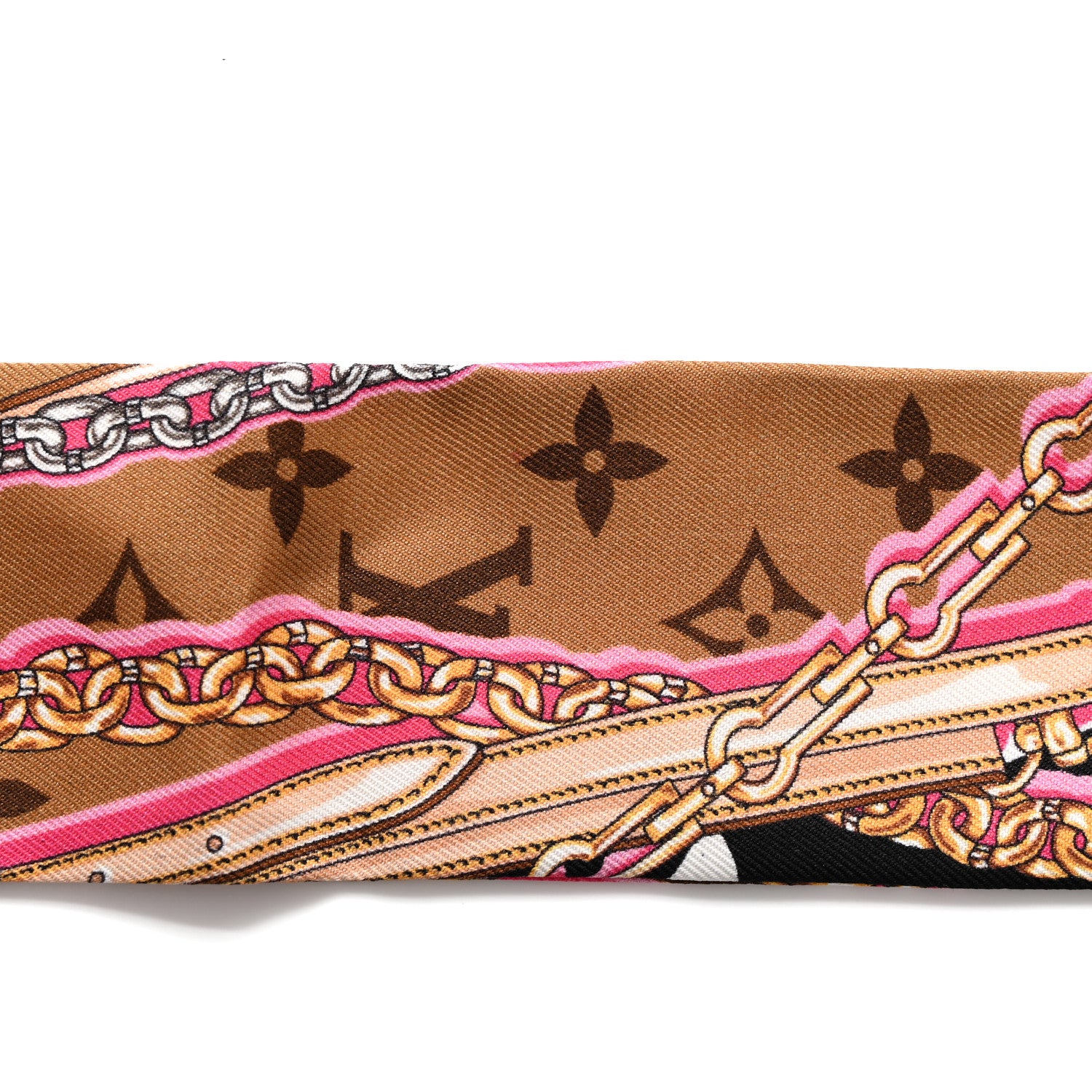 Louis Vuitton Silk Ultimate Monogram BB Bandeau Black 4 of 4