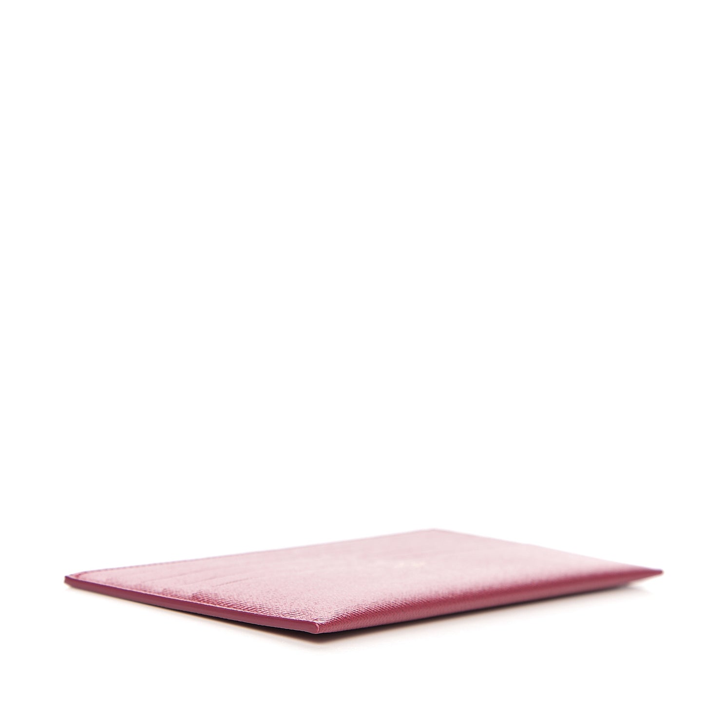Calfskin Felicie Card Holder Insert Fuchsia