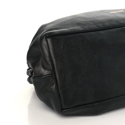 Mansur Gavriel Lambskin Cloud Clutch Black Flamma 8 of 10