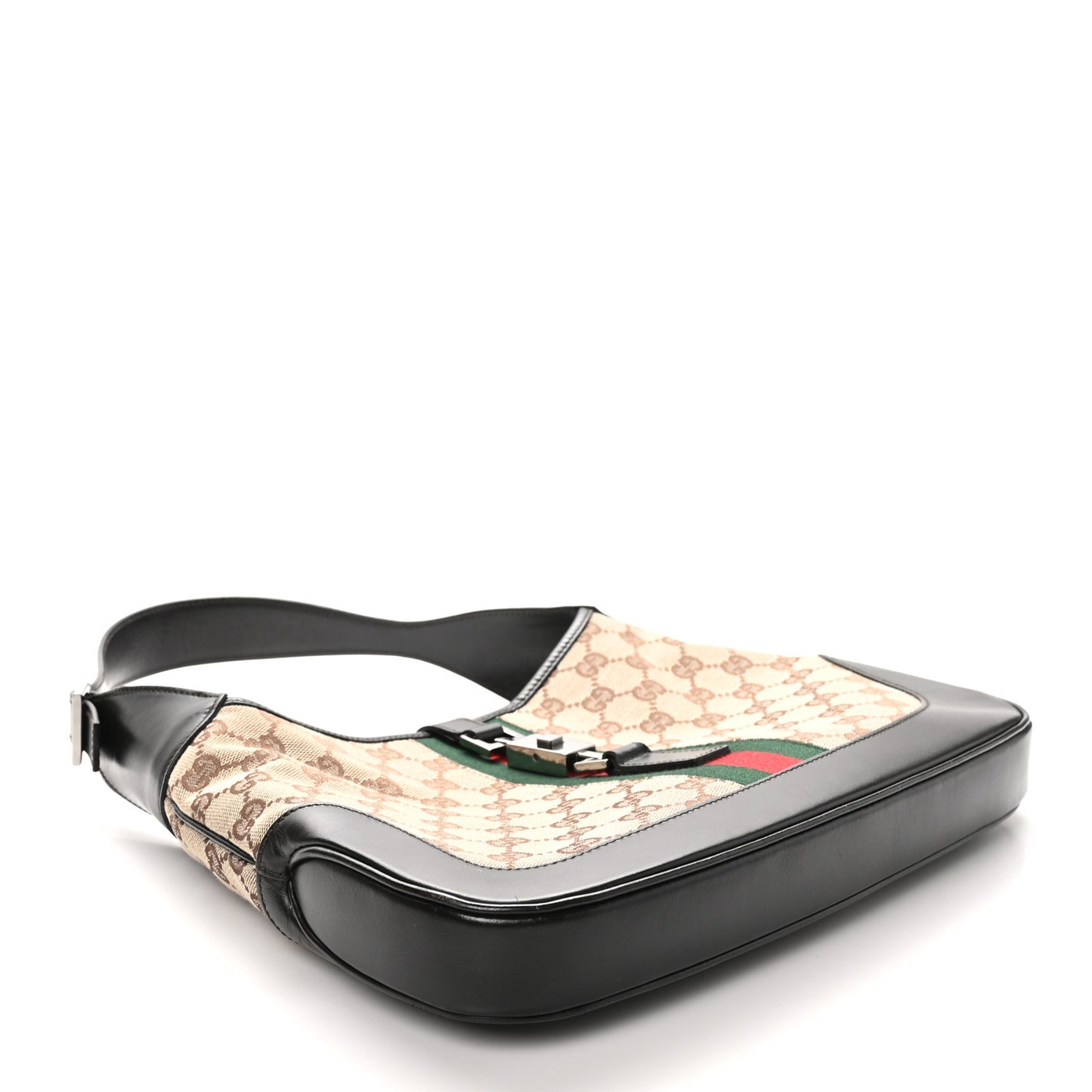 Monogram Web Jackie O Hobo Dark Brown