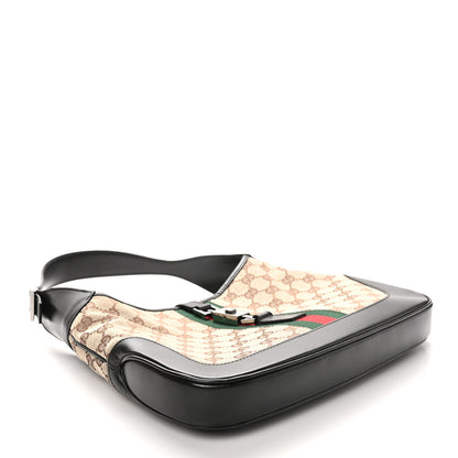 Gucci Monogram Web Jackie O Hobo Dark Brown 4 of 10