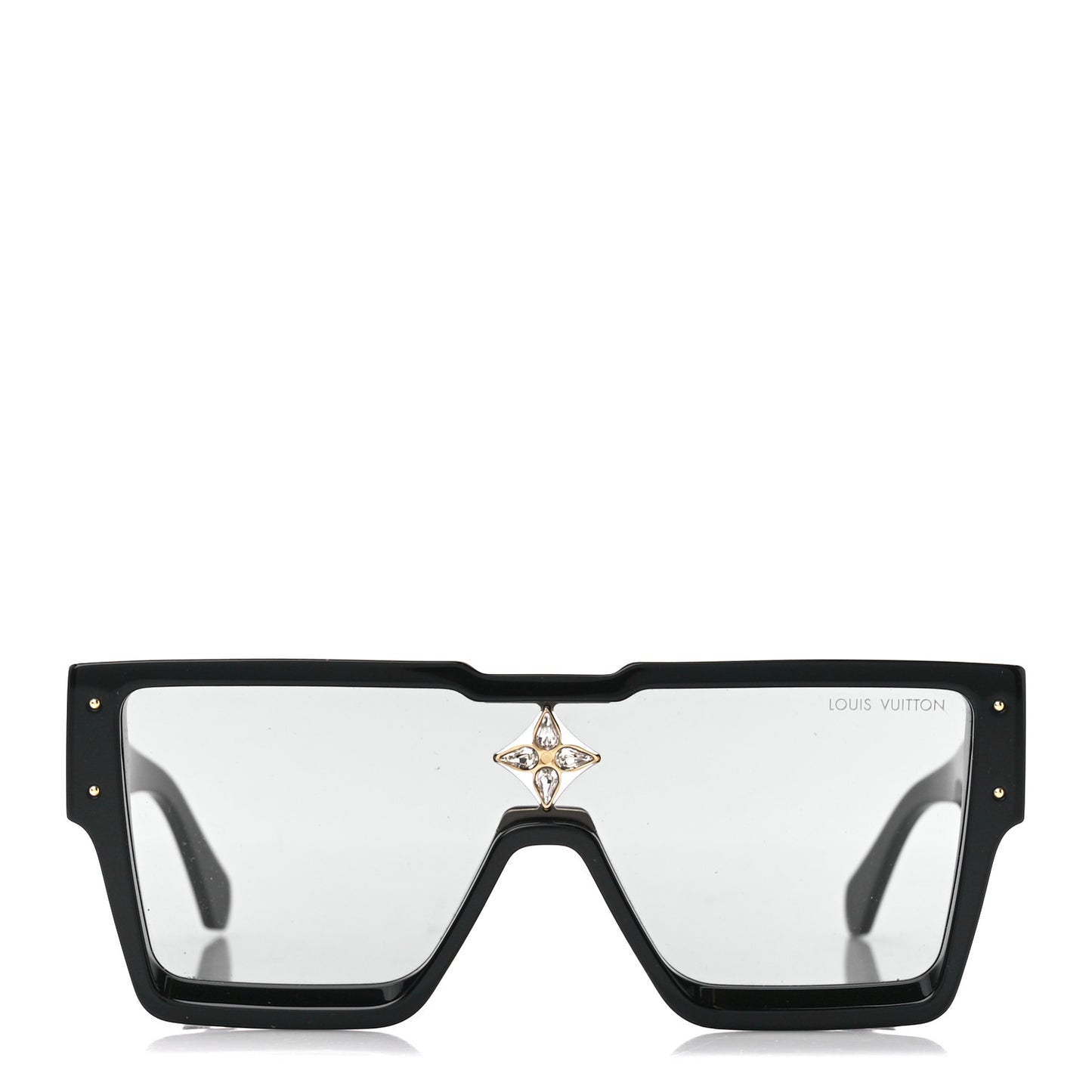 Acetate Swarovski Crystal Cyclone Sunglasses Z1547W Black