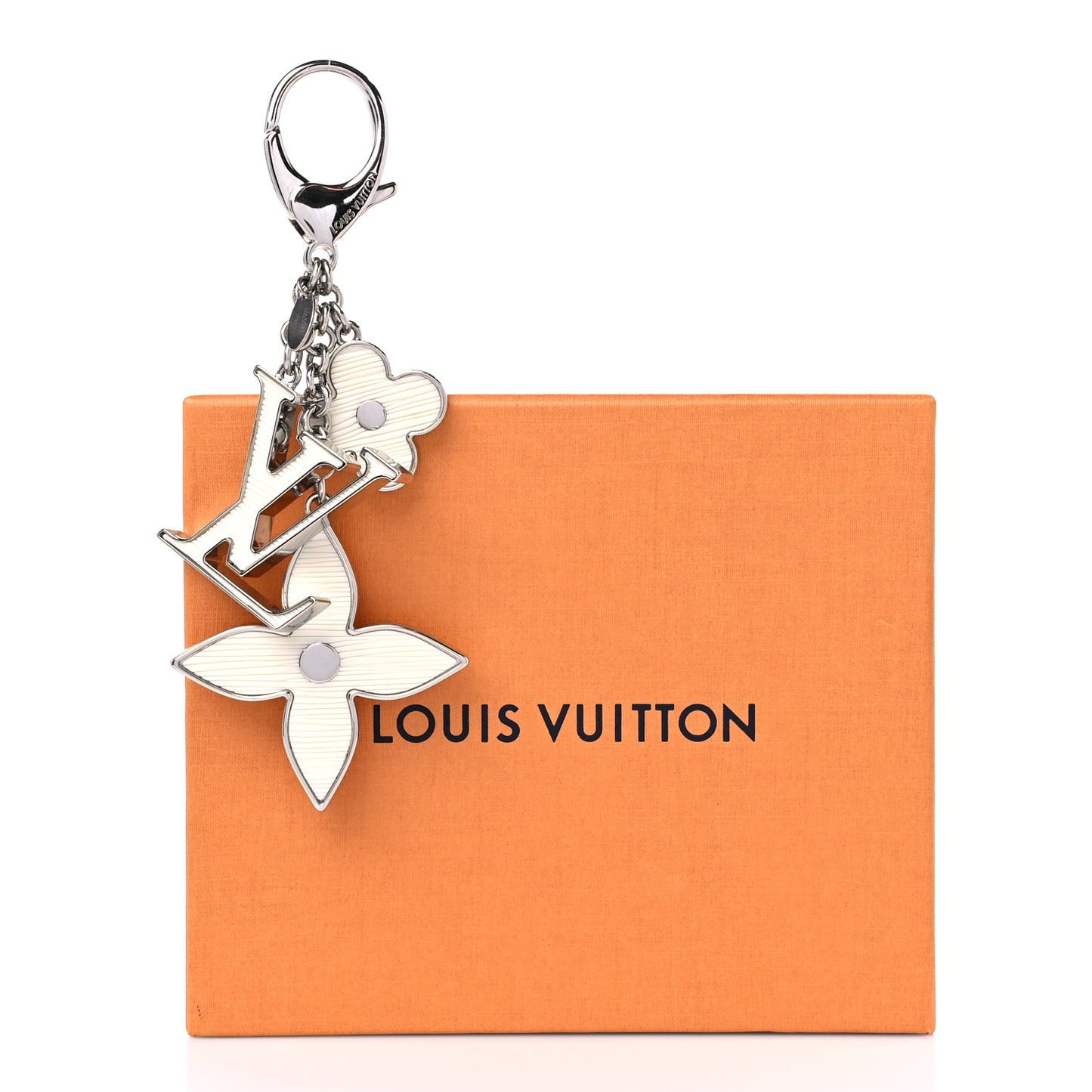 Fleur d Epi Bag Charm Ivory