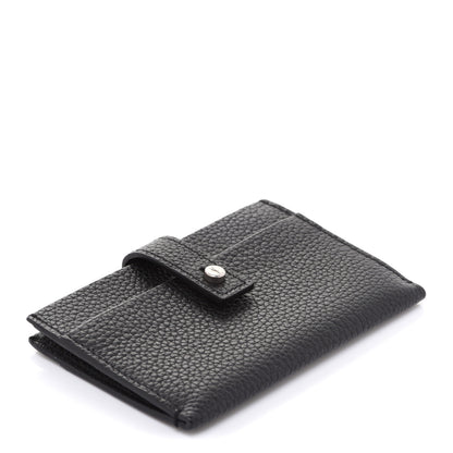 Saint Laurent Grained Calfskin Sac De Jour Card Case Black 4 of 9