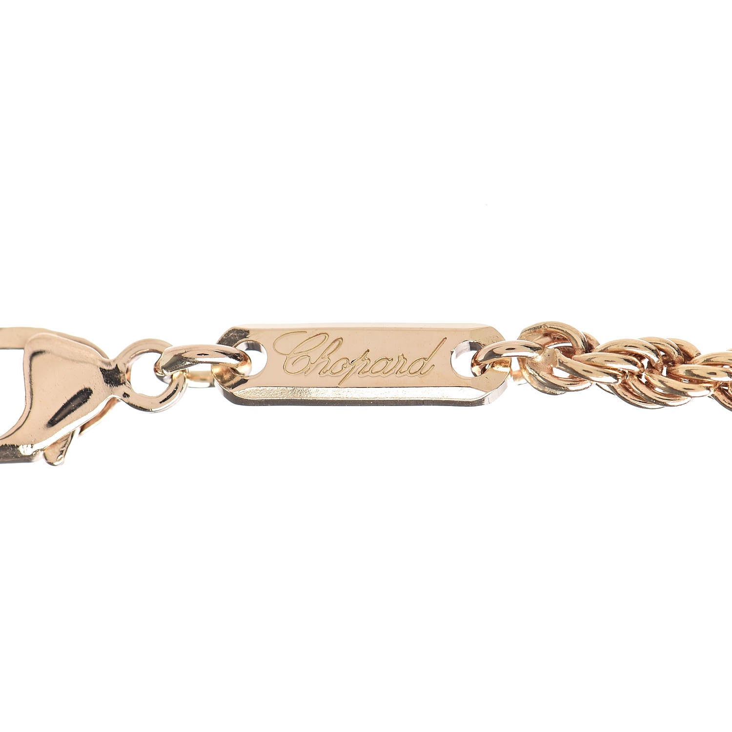 Chopard 18K Yellow Gold Happy Diamonds Icons Heart Pendant Necklace 6 of 8