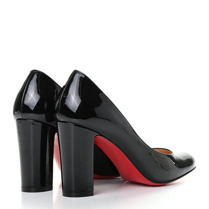 Christian Louboutin Patent Lady Gena 85 Pumps 36.5 Black 4 of 9