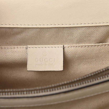 Gucci Calfskin Bamboo Web Medium Dionysus Top Handle Bag White Blue Hibiscus Red 7 of 16