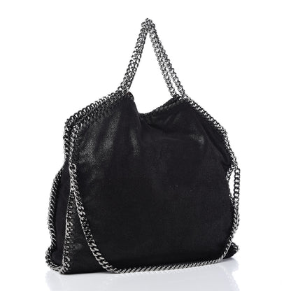 Stella McCartney Shaggy Deer Falabella Fold Over Tote Black 4 of 11