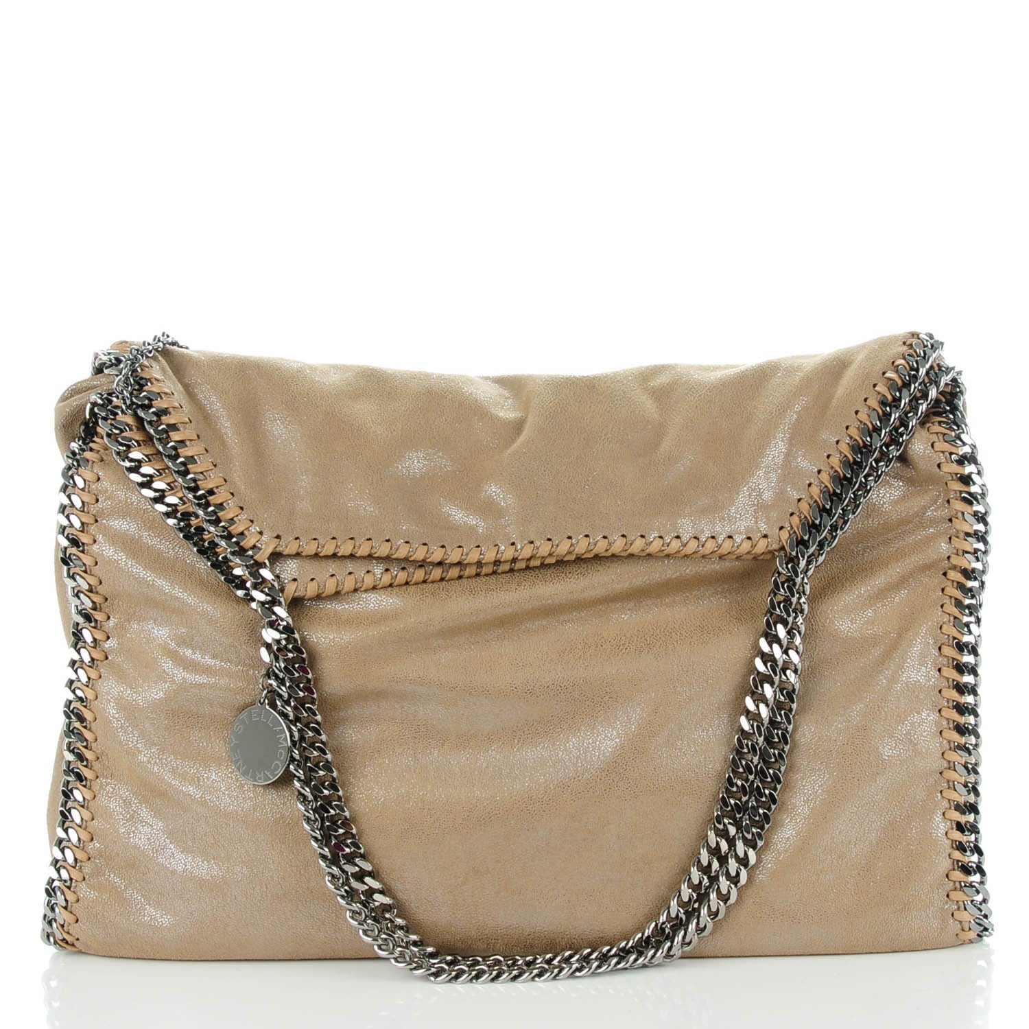 Stella McCartney Shaggy Deer Big Falabella Tote Taupe 3 of 8