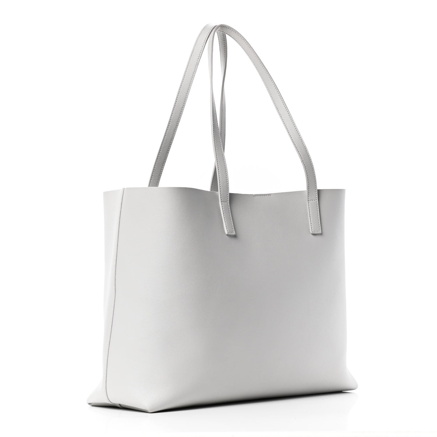 Saint Laurent Calfskin Large Shopping Tote Granite 2 of 4