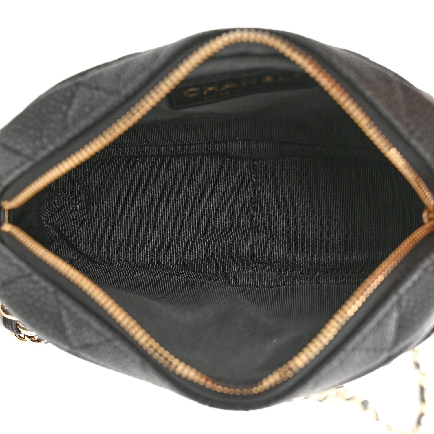 Chanel Iridescent Caviar Quilted Mini Coco Tassel Camera Case Black 7 of 10