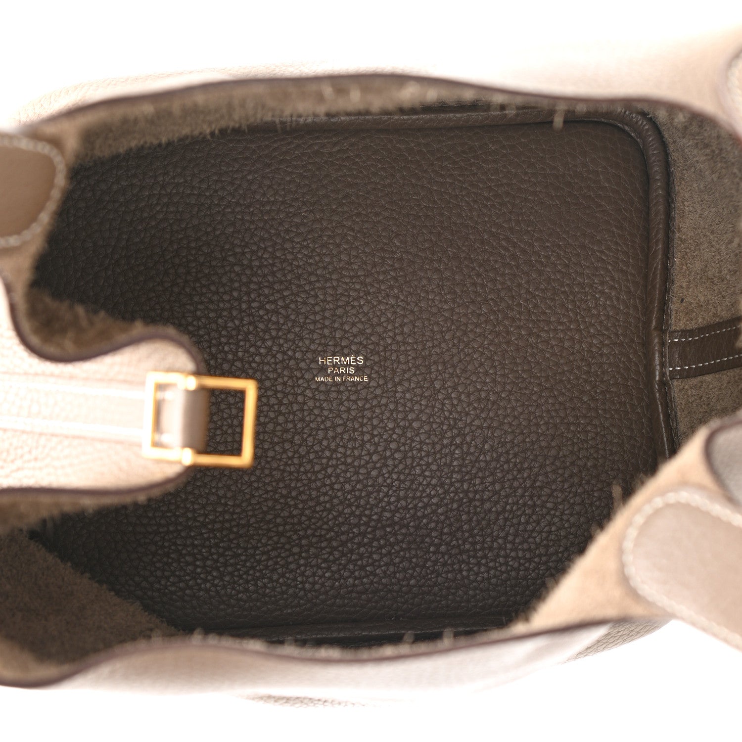 Hermes Taurillon Clemence Picotin Lock 18 PM Etoupe 8 of 21