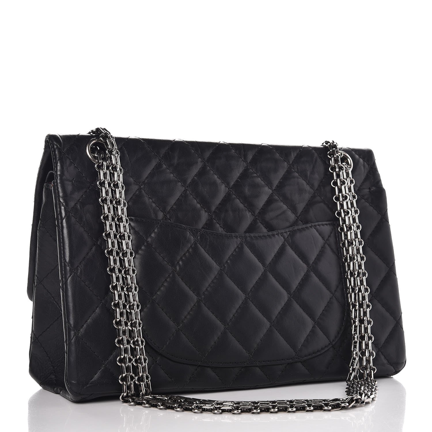 Chanel Aged Calfskin Quilted 2.55 Reissue 226 Flap Black 3 of 11