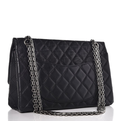 Chanel Aged Calfskin Quilted 2.55 Reissue 226 Flap Black 3 of 11
