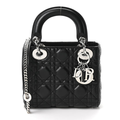 Christian Dior Lambskin Cannage Mini Lady Dior Black 1 of 10