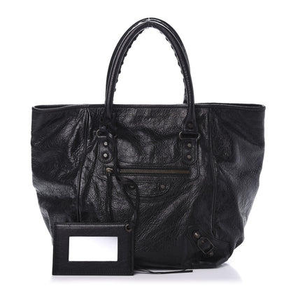Balenciaga Agneau Classic Hardware S Sunday Tote Black 1 of 11