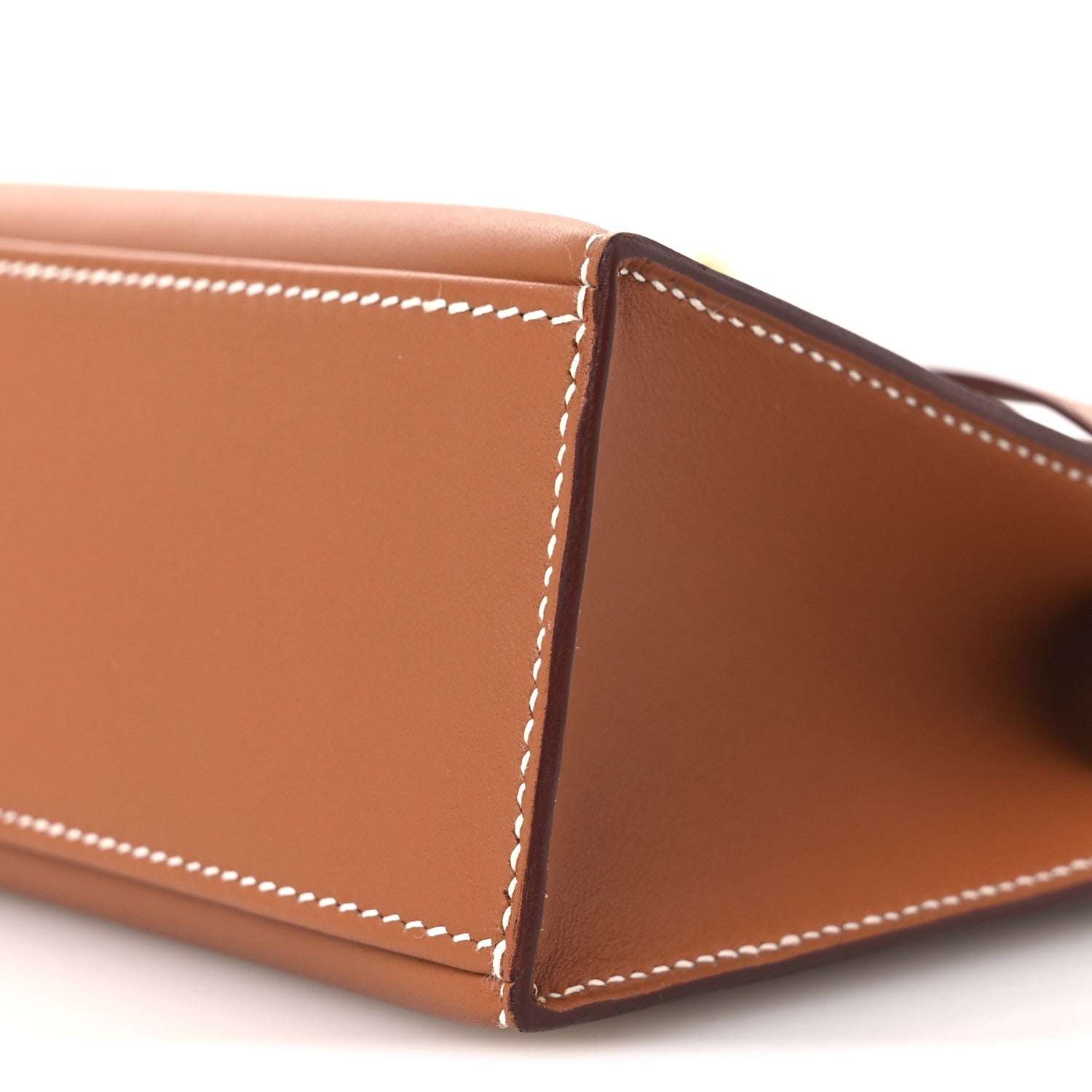 Hermes Swift Kelly Pochette Clutch Gold 10 of 12