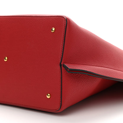 Valentino Garavani Grainy Calfskin VLogo Escape Hobo Bag Rosso Valentino 12 of 12