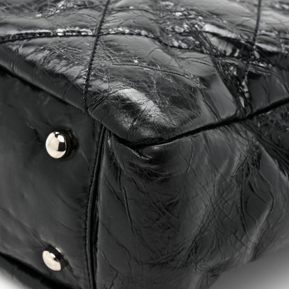 Chanel Glazed Calfskin Quilted Tweed Portobello Tote Black Multicolor 14 of 14