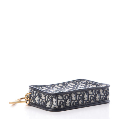 Christian Dior Oblique Diorquake Clutch Blue 4 of 7