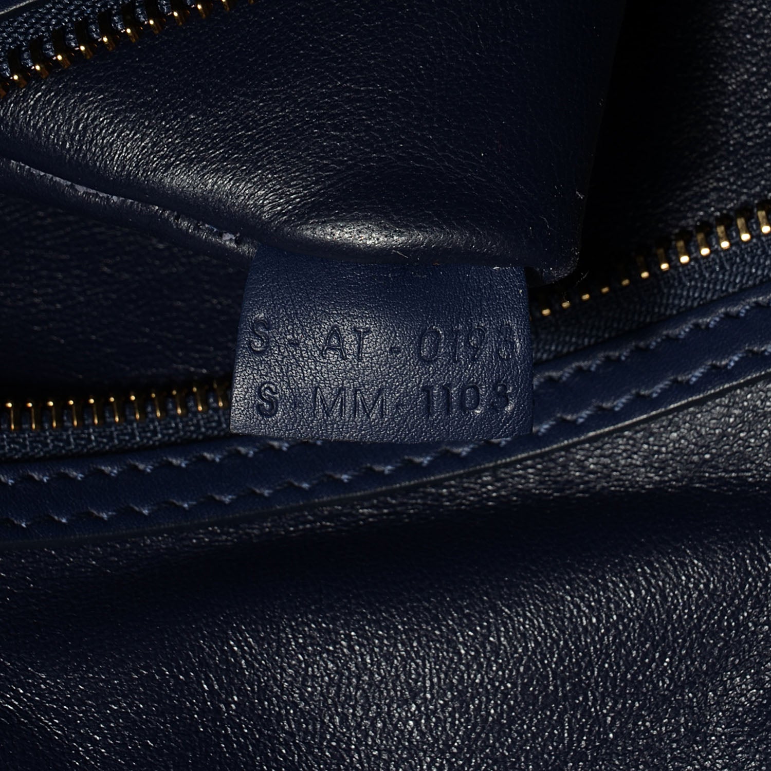 Celine Smooth Calfskin Mini Luggage Ink 7 of 8