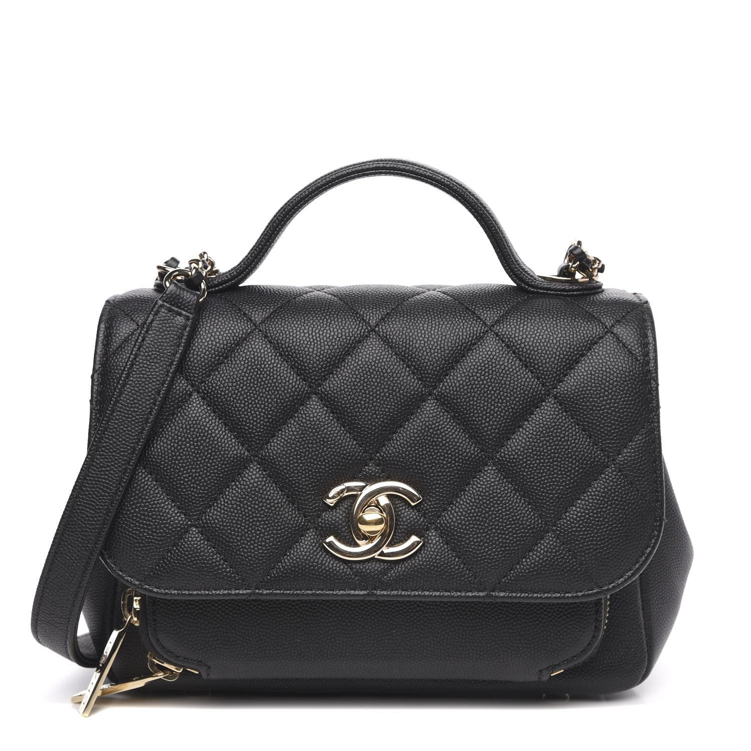 Chanel Caviar Quilted Small Business Affinity Flap Black 1 of 11