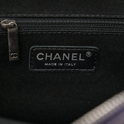 Chanel Iridescent Caviar Quilted Large Chic Flap Dark Purple 6 of 10