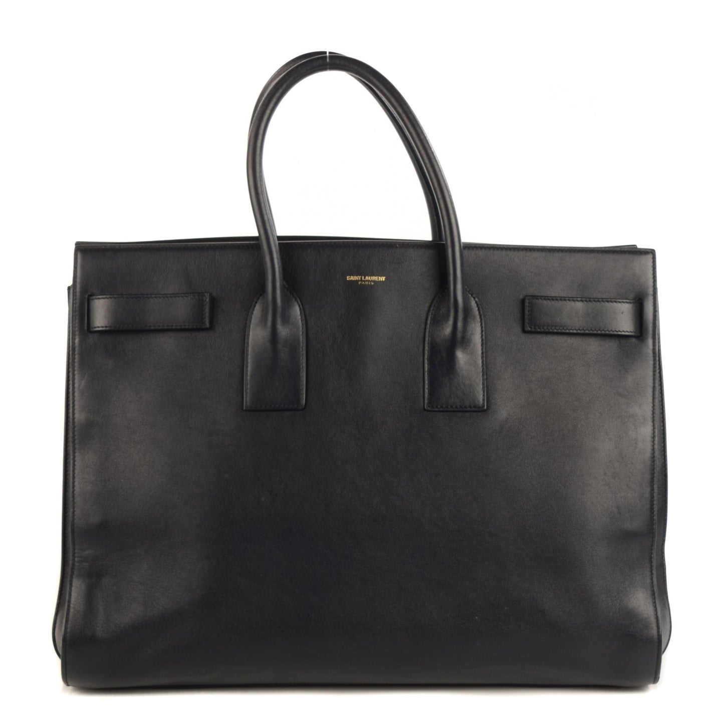Calfskin Large Sac de Jour Carryall Navy Blue
